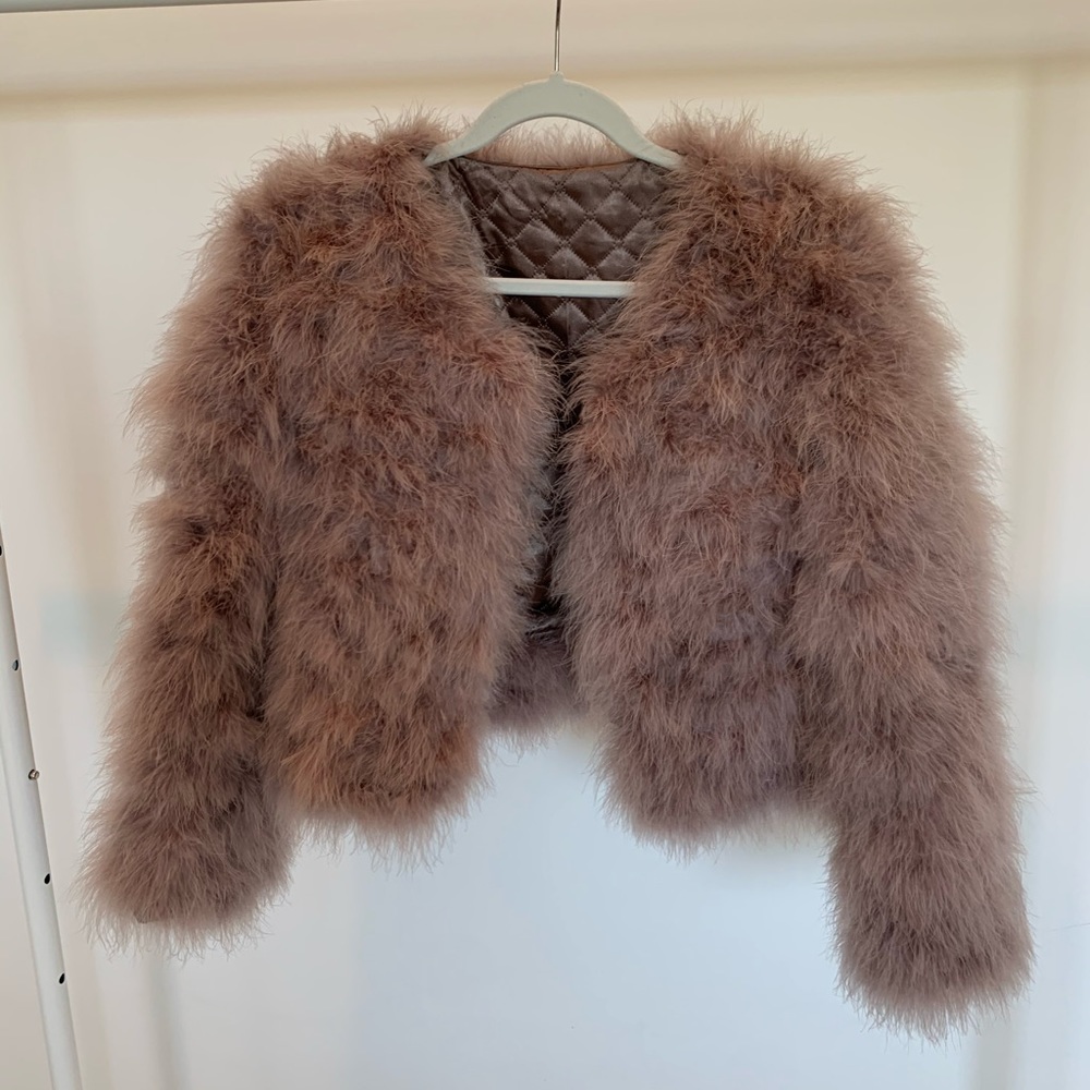 Feather jacket